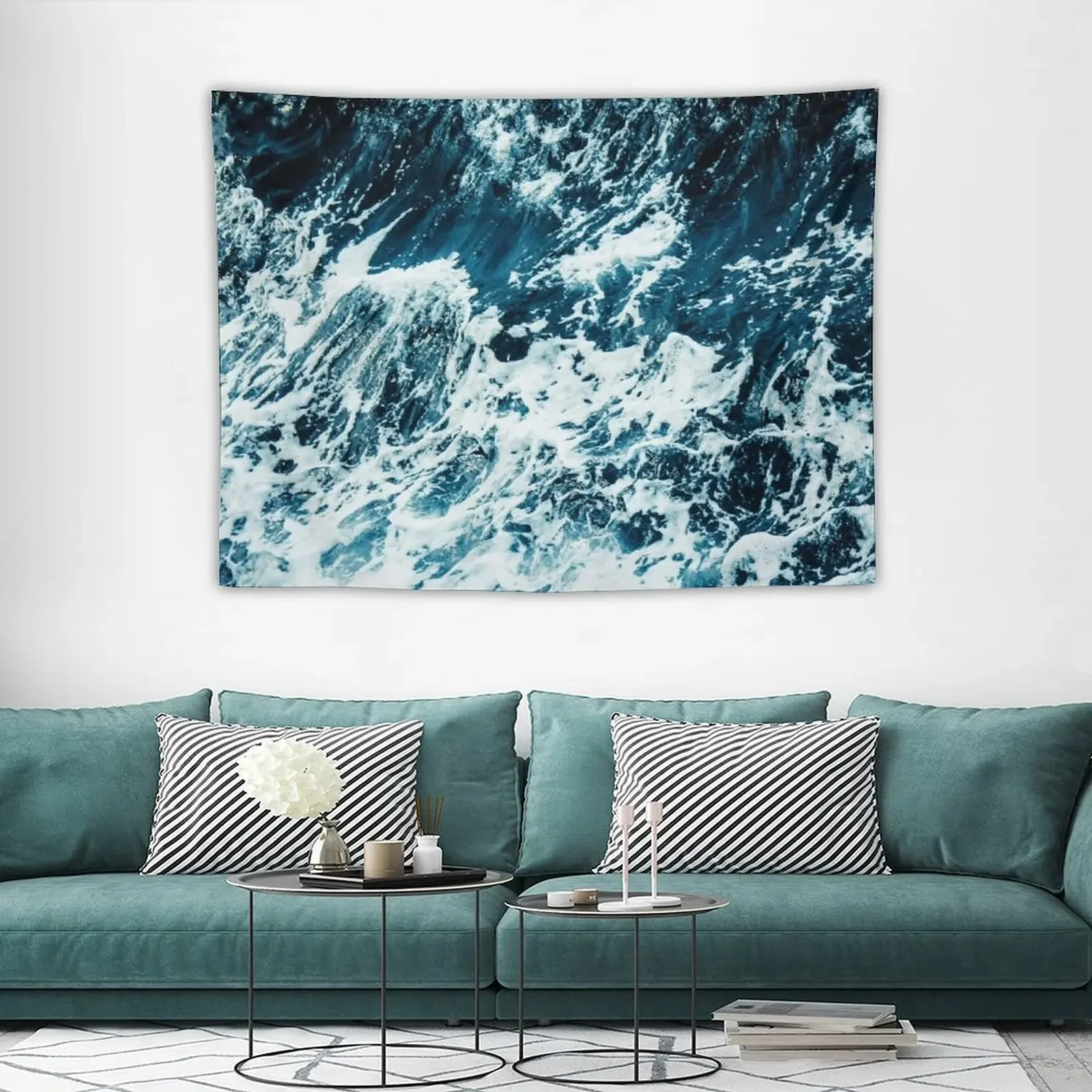 Непослушание-океанские волны картина текстура гобелен Смешные обои украшение