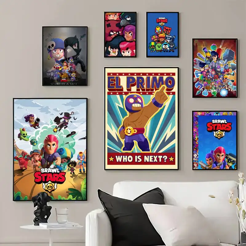 

Game B-rawl-S-Stars POSTER Prints Wall Pictures Living Room Home Decoration