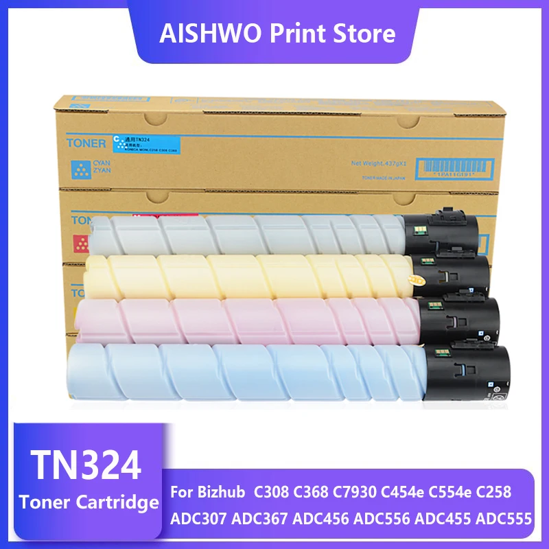 

Compatible TN324 TN512 tn-324 Toner Cartridge For Konica Minolta Bizhub C308 C368 C258 C454 C454e C554 C554e Copier