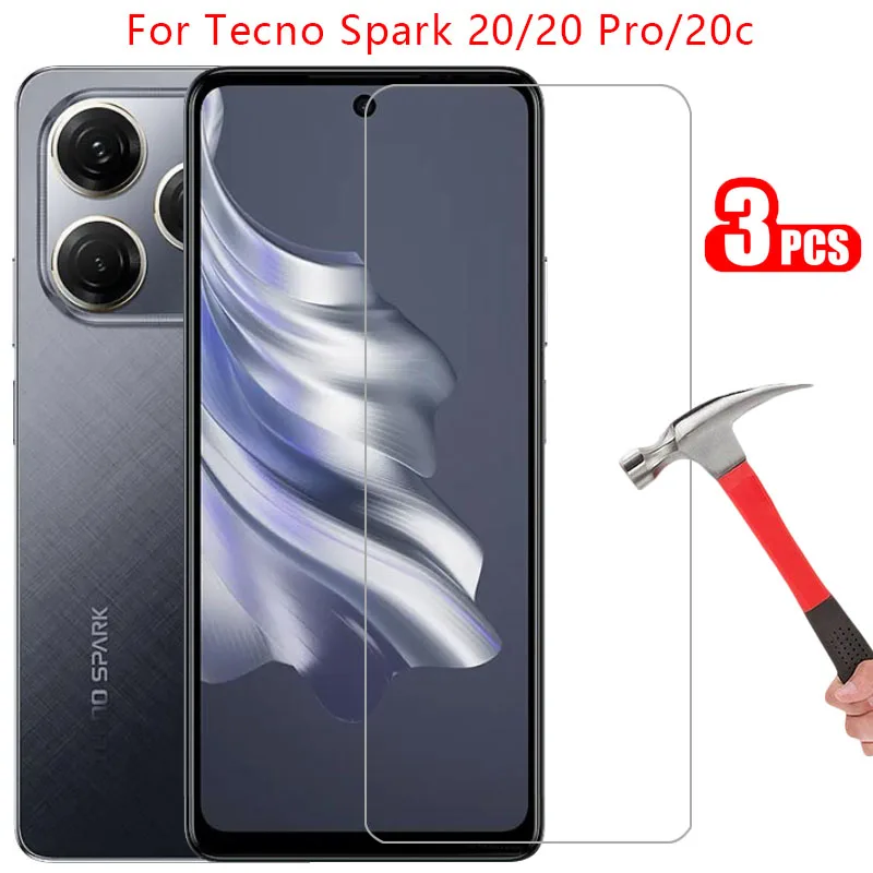 Защитное закаленное стекло для tecno spark 20 pro 20c протектор экрана на Tech spark20 20pro c