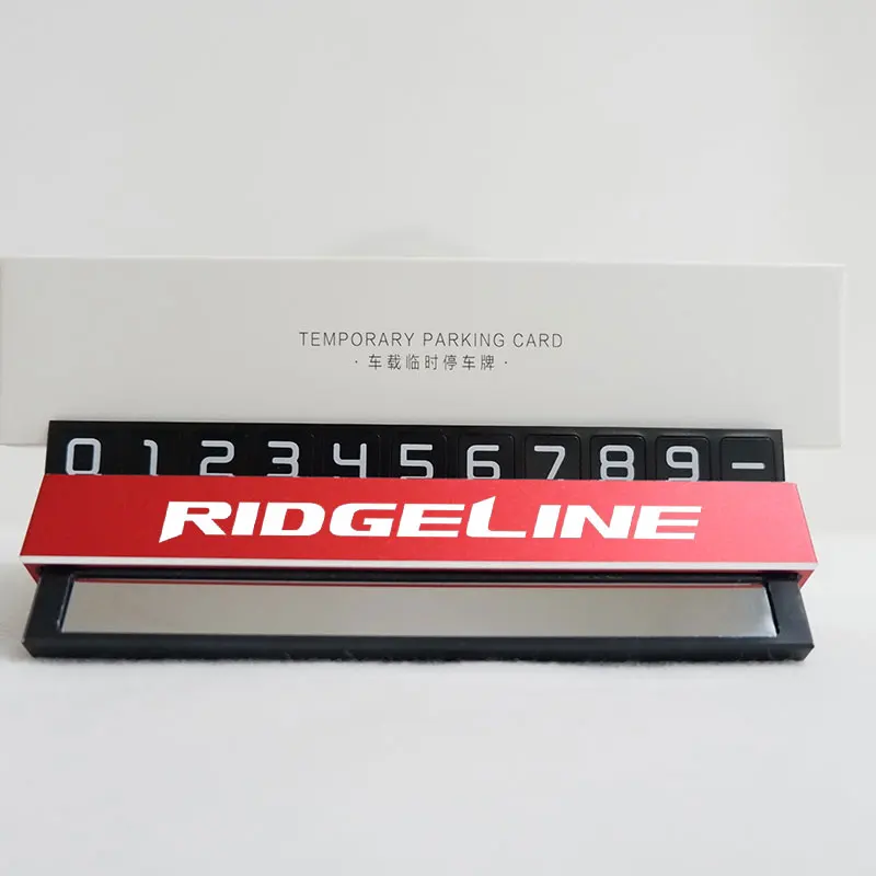 

Car Phone Number Temporary Parking Card For Honda Ridgeline Stop Card For Honda CITY Odyssey CRV HRV Legend VTi HR-V JAZZ PILOT