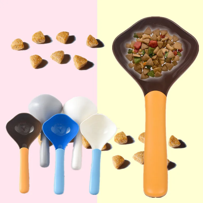 

Лопатка для домашних животных, пластиковая ложка для еды, для кошек и собак