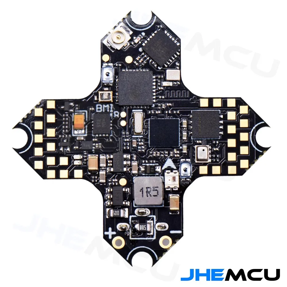 

JHEMCU GSF405A-BMI AIO BMI270 F405 Flight Controller BLHELIS 5A 4in1 ESC ELRS 2.4G RX 1-2S 25.5X25.5mm for FPV Drones DIY Parts