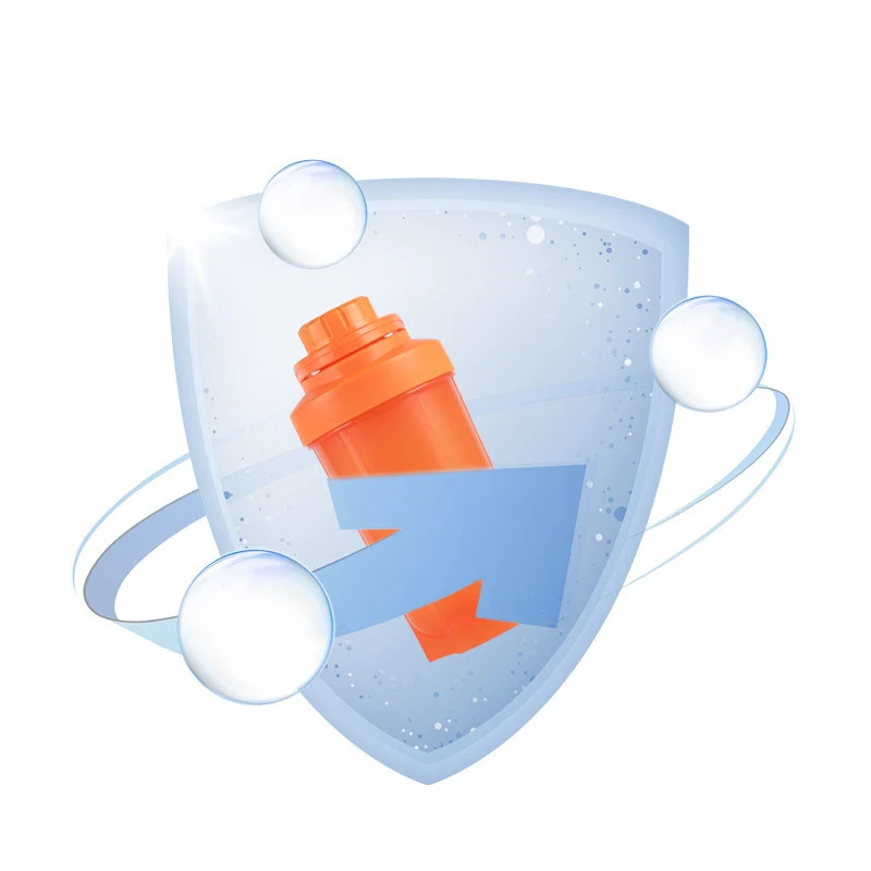 Портативный шейкер для протеинового порошка 500 мл герметичная бутылка воды