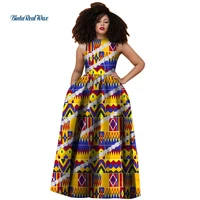 summer lace print dresses women custom clothing bazin riche dashiki african wax dresses for women party wy2906