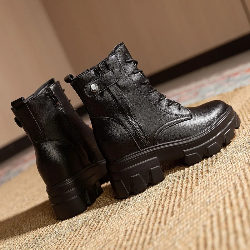 Женские ботинки-мартинсы с внутренней подкладкой новинка весны 2022 британская