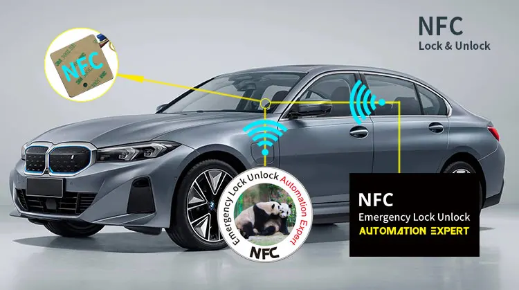 Умная автомобильная система сигнализации KOL NFC Pke с пассивным бесключевым входом