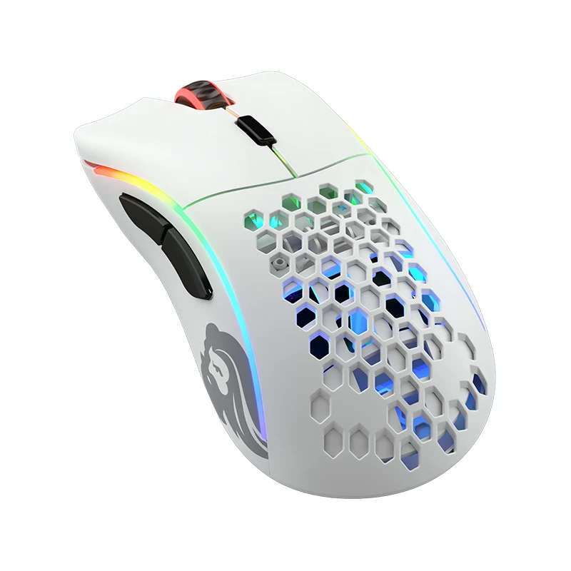 Glorious Model D Mini D- Wireless Gaming Mouse - RGB 67g Lightweight 2.4Ghz Gamer (Matte Black / White) | Компьютеры и офис