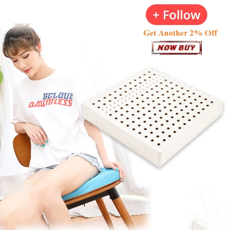 Cushion Natural Latex Sitting Cushion Floor Cushion Outdoor Garden Car Seat Cushion Sofa Cool Cushion For Office