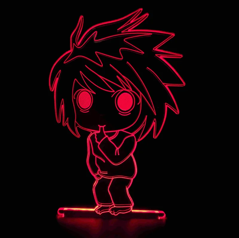 

Неоновая вывеска аниме «Дарлинг во Фране», «атака на Титанов», юютсу кайсен, манга, аниме, украшение для стола, ночник с датчиком