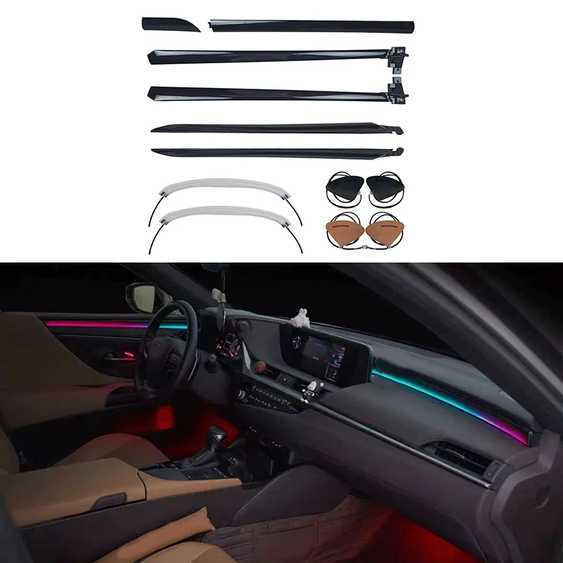 

Декоративный Динамический светодиодный светильник для салона двери Lexus ES 2018-2022