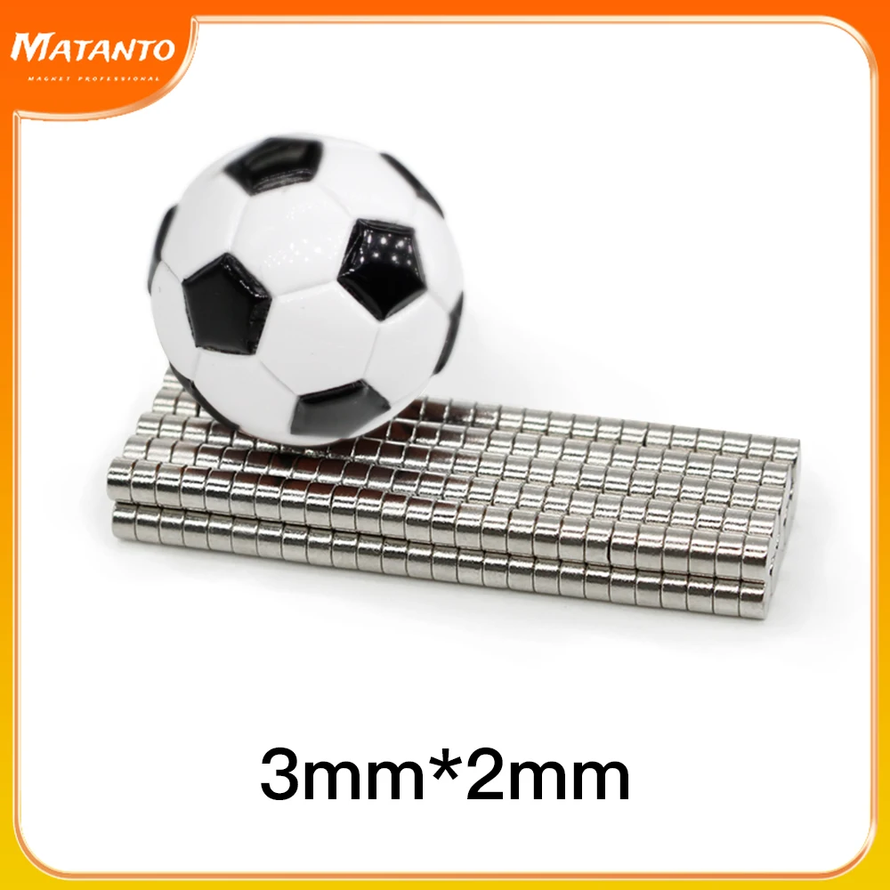 

5000PCS Small Countersunk Head Round 3x2mm NdFeB Neodymium Magnet Strong Rare Earth Permanent DIY Refrigerator Magnet