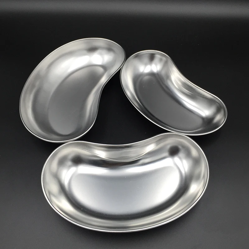 

Stainless Steel Kidney Bowl Curved Trays Dental Tool Docters Use Trays Strong Curved Multifunctional Stainless Steel Smooth