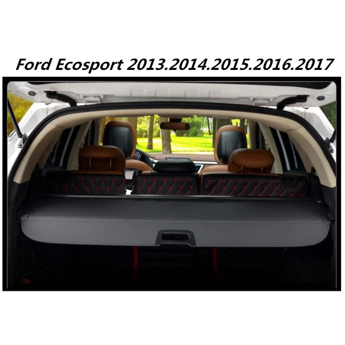 

High quality Car Rear Trunk Security Shield Cargo Cover For 13-17 Ford Ecosport 2013.2014.2015.2016.2017