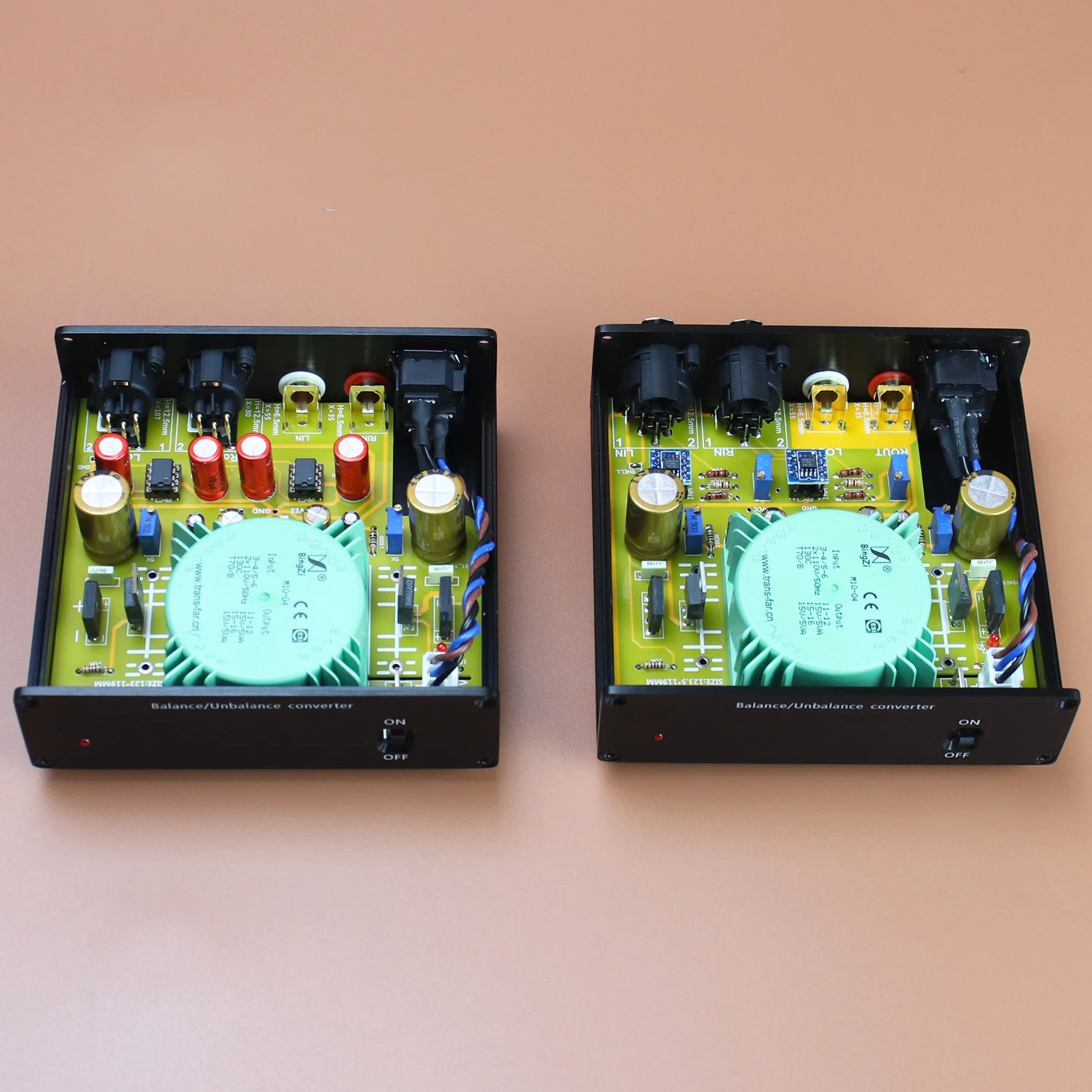 Высококачественный аудиоконвертер HIFI XLR в RCA преобразование аудиосигнала 110 В/220 В