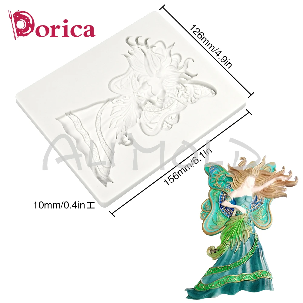 

Рельефная силиконовая форма для торта Dorica