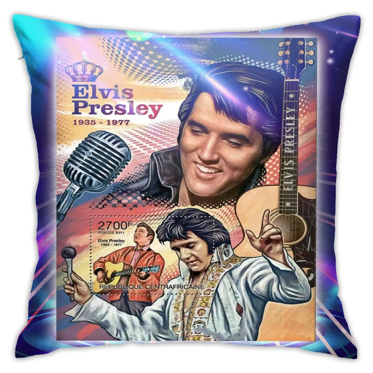 

Elvis Presley 9 Dakimakura Pillow Case Pillow Cover Dakimakura Satin Pillowcase Pillow Case Two Side Printing Pillowcase 45X45CM