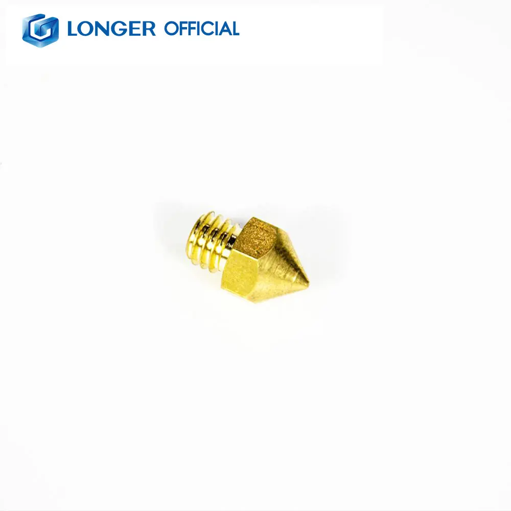 Форсунка медного отверстия для 3D-принтера Longer LK1 LK4 LK4 PRO LK5 PRO, совместима с Alfawise U20 U30 U30 PRO Форсунка медного отверстия для 3D-принтера Longer LK1 LK4 LK4 PRO LK5 PRO, совместима с Alfawise U20 U30 U30 PRO