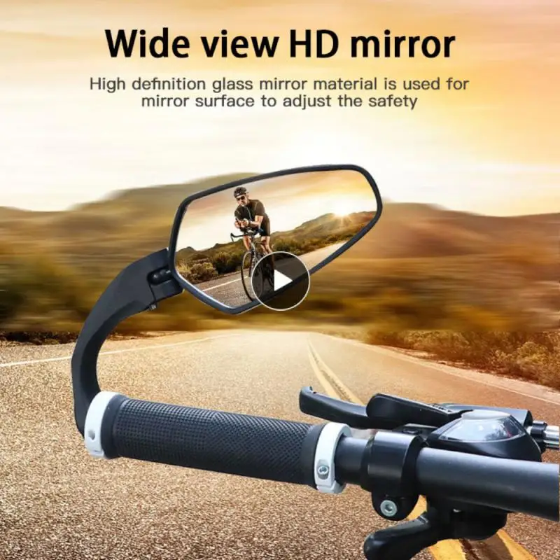 

Bike Cycling Wide Range Back Sight Reflector Adjustable Aaluminum Alloy Waterproof Left Right Mirror Bicycle Rear View Mirror