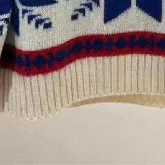 

Geometric Print Knit Sweater Women Round Neck Vintage Long Sleeve Fashion Ladies Jumper 2023 Early Spring