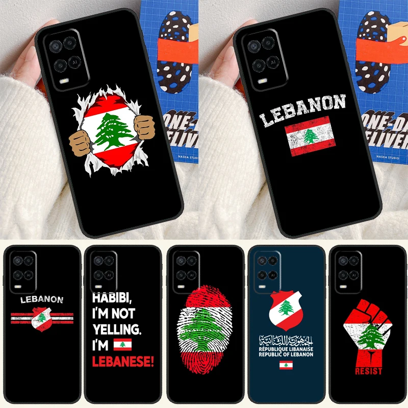 Фото Флаг Ливанского Ливанского для Oppo A40 A60 A80 A18 A38 A58 A78 A98 A79 A16 A76 A96 A15 A74 A94 A54 A77 A17 Чехол для телефона №1