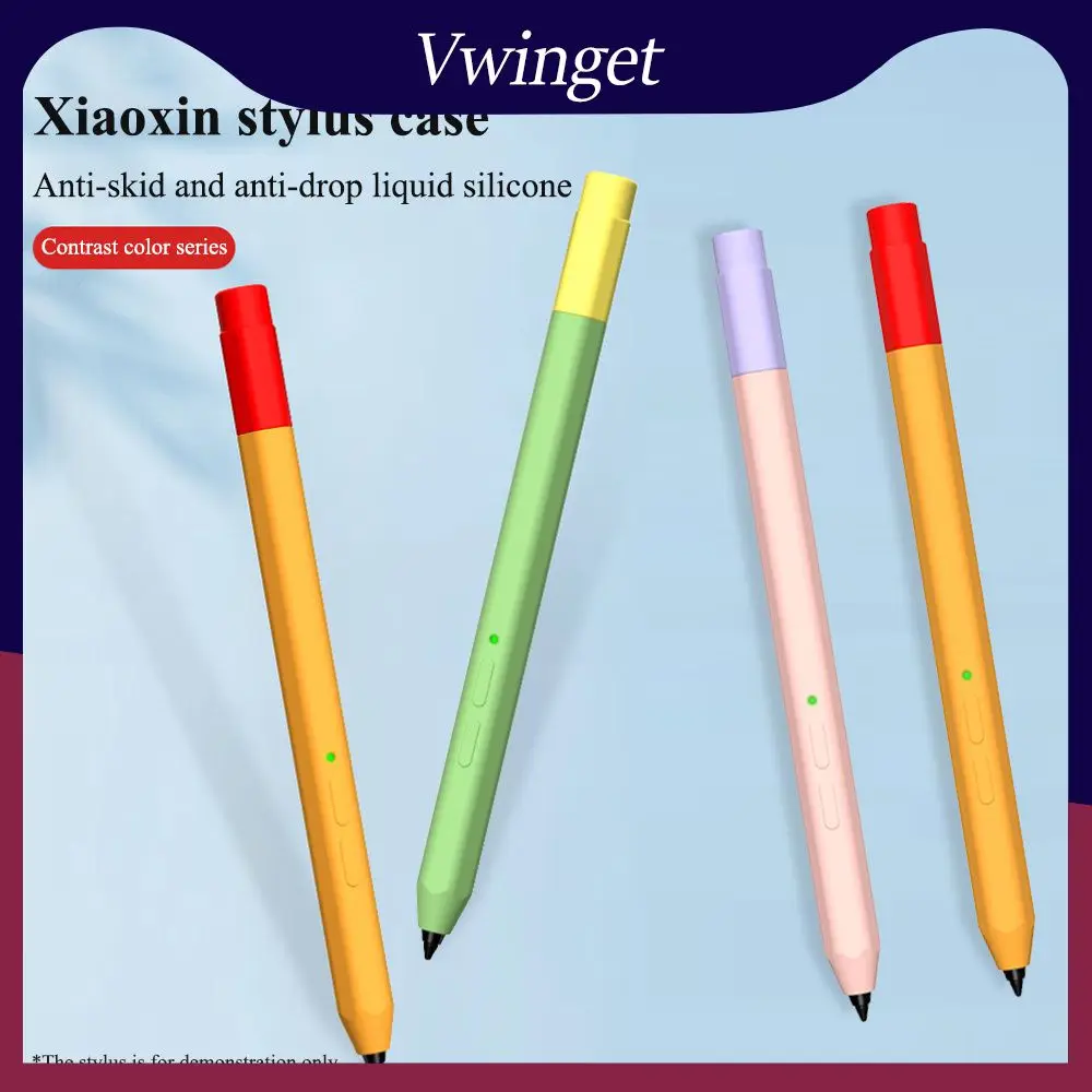 

Розовый силиконовый чехол для стилуса, мягкий силиконовый защитный чехол, легко носить с собой, Магнитный чехол для стилуса, детали для планшетного ПК, силикон