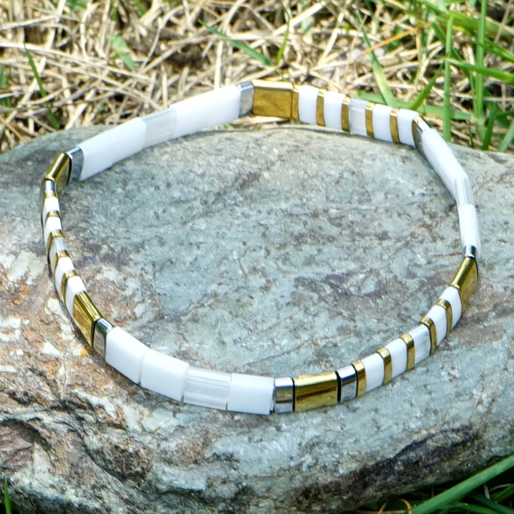 1 шт. разноцветный многослойный браслет с бусинами