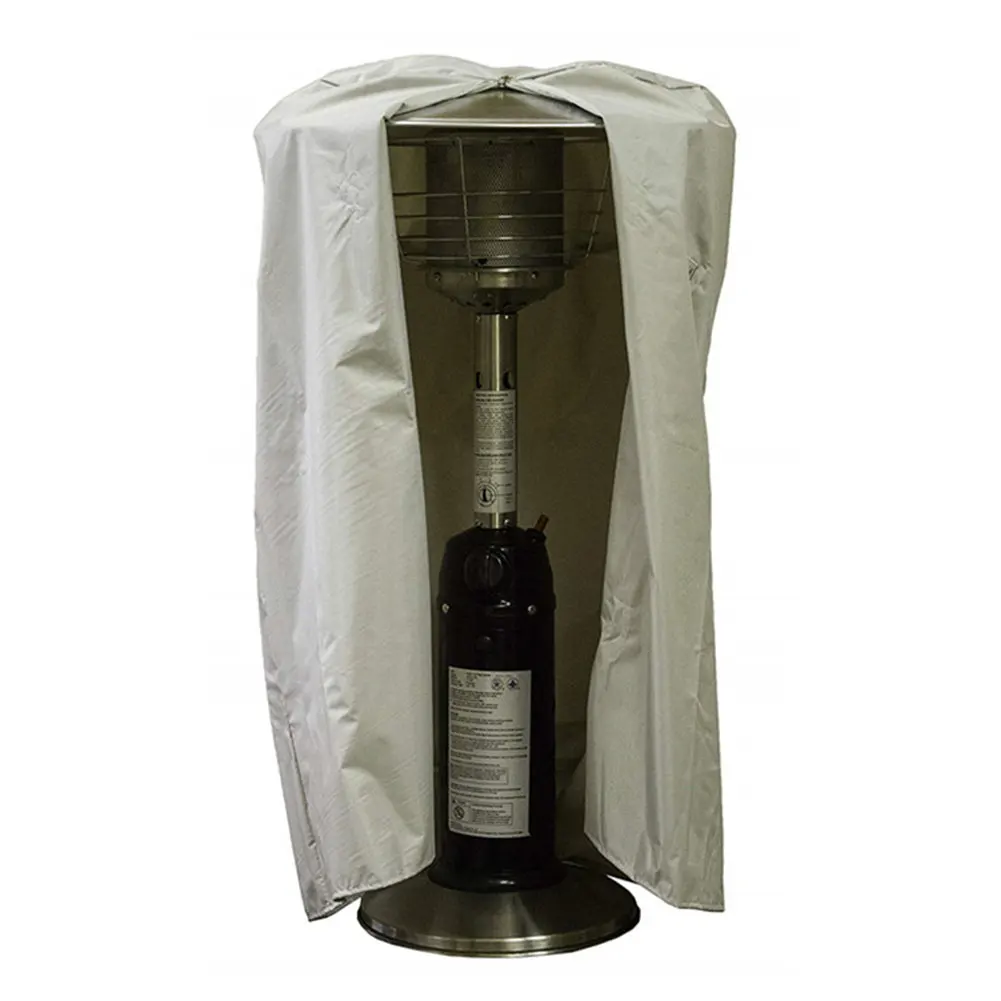 Zipper Closure All Seasons Accessories Garden Home Rainproof Dustproof Anti Frost Patio Heater Cover Polyester Outdoor Sunscreen |