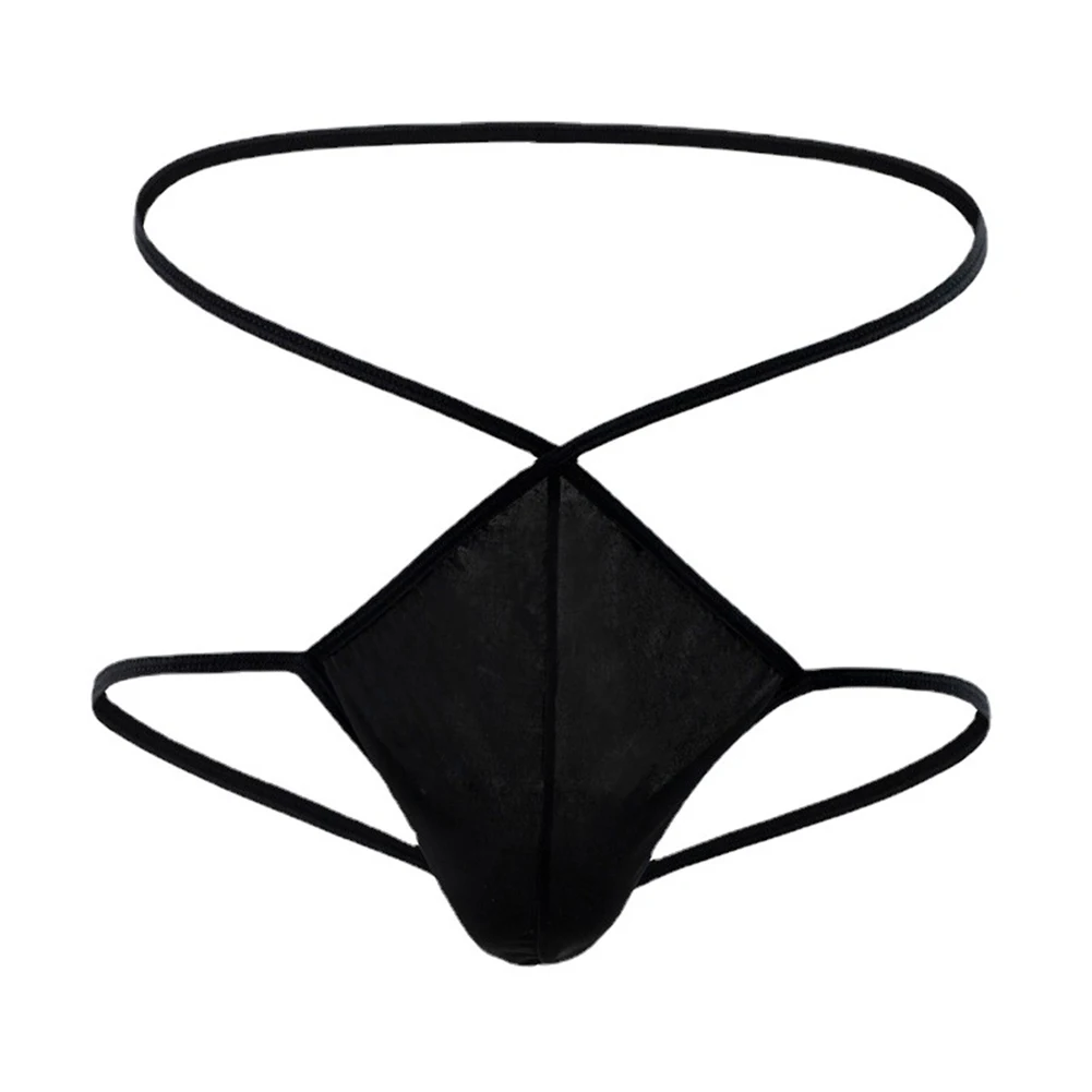 

Open Butt Underwear Man Sexy Erotic Bandage Panties T-back Thong Sexy Hollow Out Underwear Male Pouch G-string Jockstrap Briefs