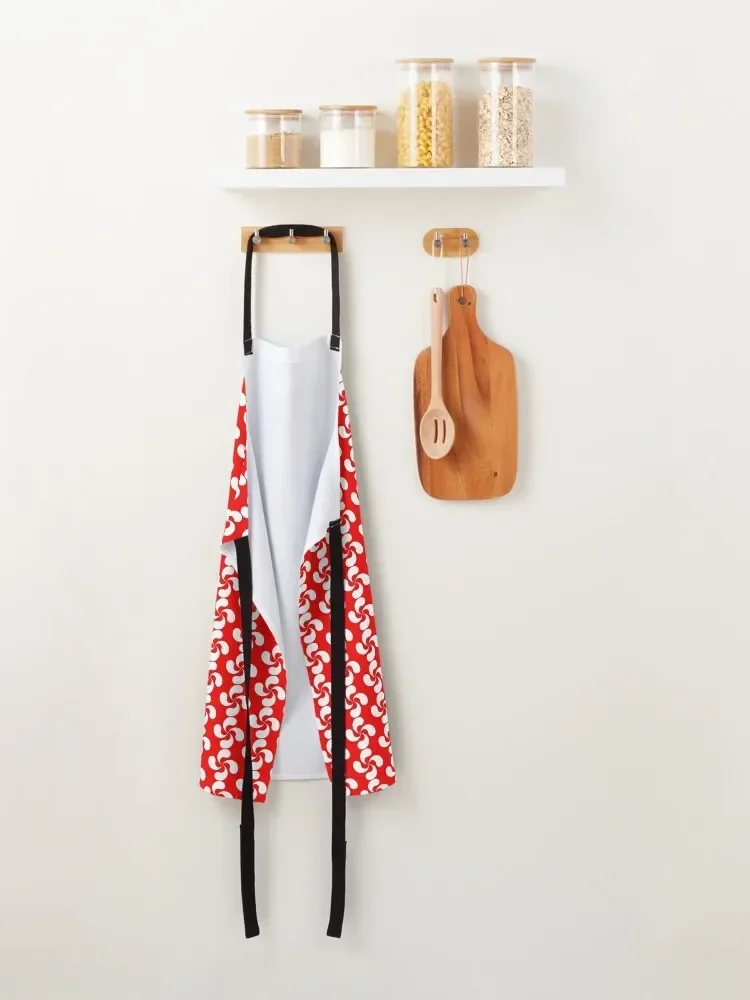 Фартук Basque Cross Lauburu Red Reisadi женская рабочая парикмахерская форма фартук