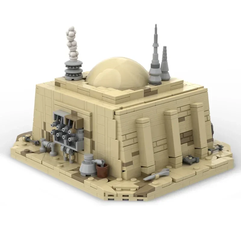 Moc Building Bricks модель известного звездного фильма хижина из Battlefront 2 технология