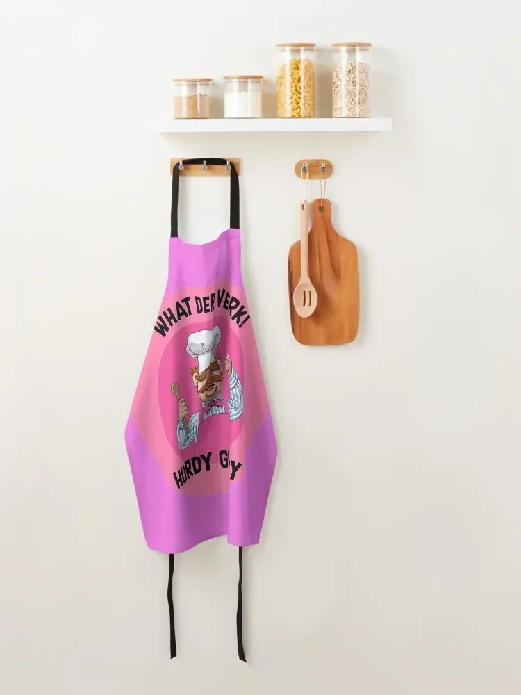 What Der Верхо Hurdy Gurdy Bork Микроволновая печь Шеф-повар - Фартук Поганого повара