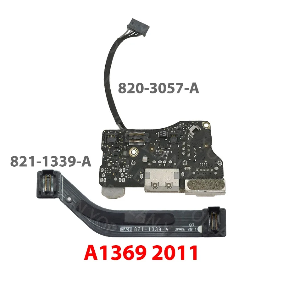 Оригинальная USB-аудиоплата ввода-вывода с гибким кабелем для MacBook Air 13 дюймов A1466