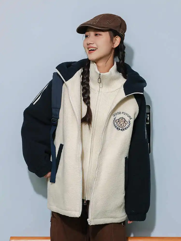 Осенне-зимняя одежда для школьников младших классов верхняя свободная девочек в