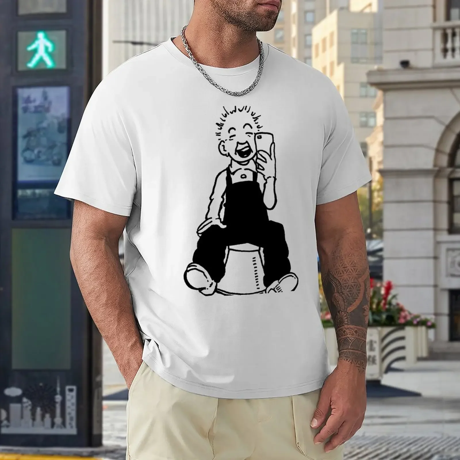 Футболка для селфи Oor Wullie essential Мужская одежда черные футболки мужчин