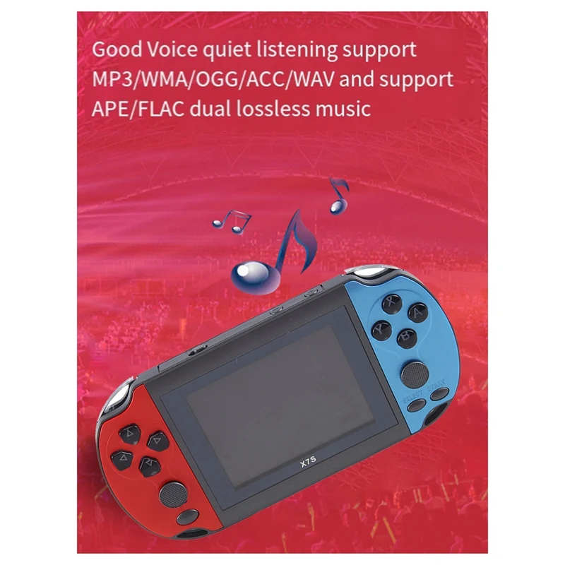 X7S 3 5-дюймовая мини-ностальгическая игровая консоль для детей как показано