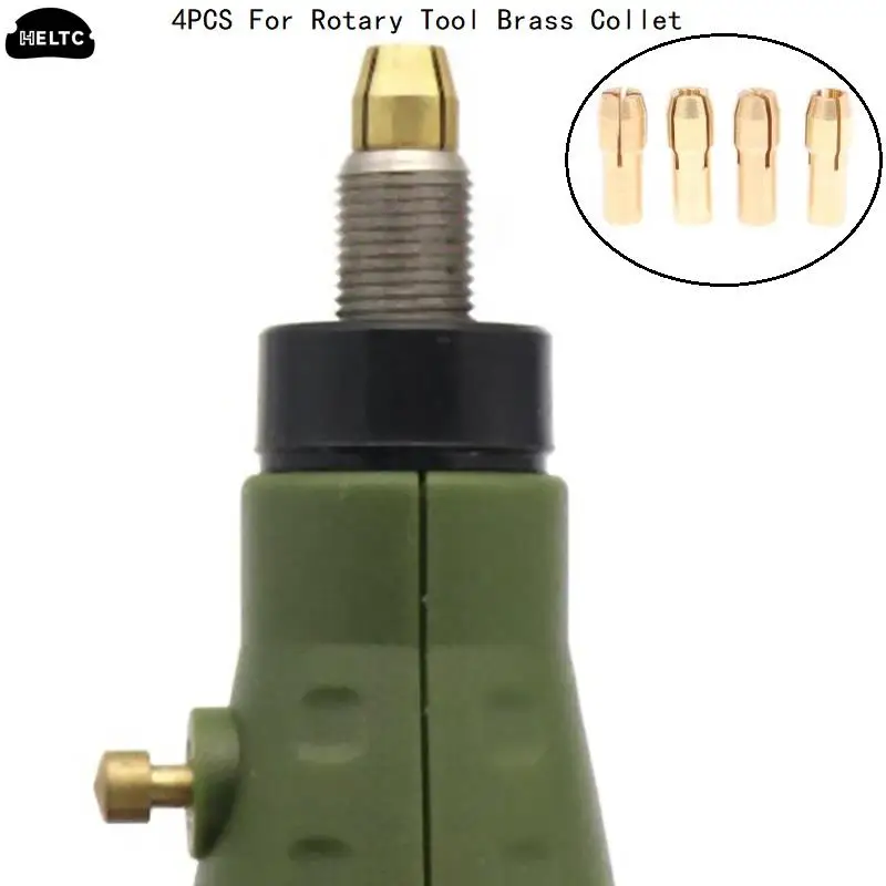 

4 шт., латунные патроны для дрели, 1,0-3,2 мм