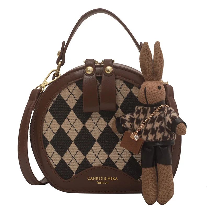 Senior Sense of Small Round Bag Female 2023 New Fashion Handbag Everything Exploded Single Shoulder Crossbody Bag