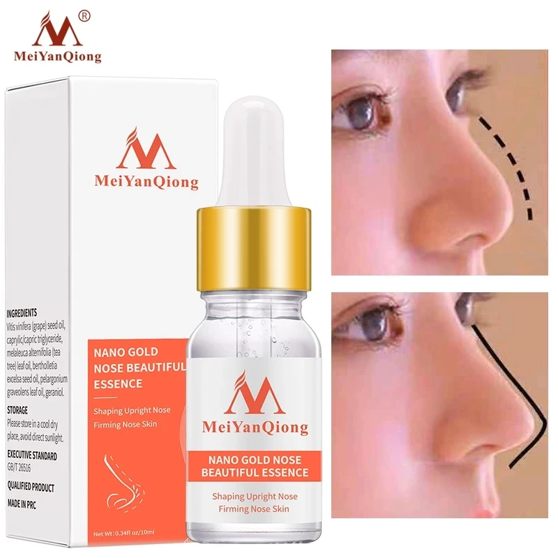 

New 10ml Gold Nose Beautiful Essential Oil Shaping a Beautiful Nose Care Nosal Bone Remodeling Oil Lift Magic Essence Cream
