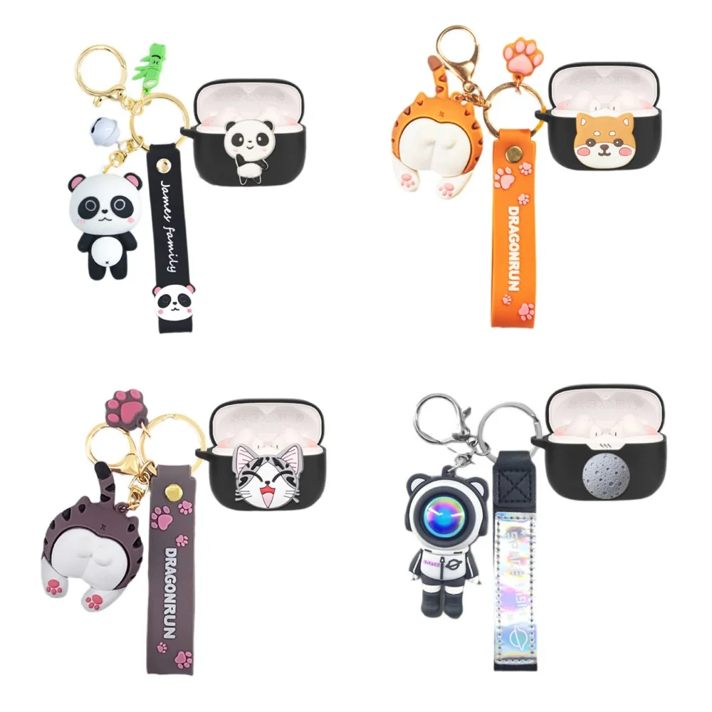 

Cute Cartoon Panda Corgi Soft Silicone Earphone Protective Case for JBL Tune 230NC TWS Headphone Cover with Lovely Pendant