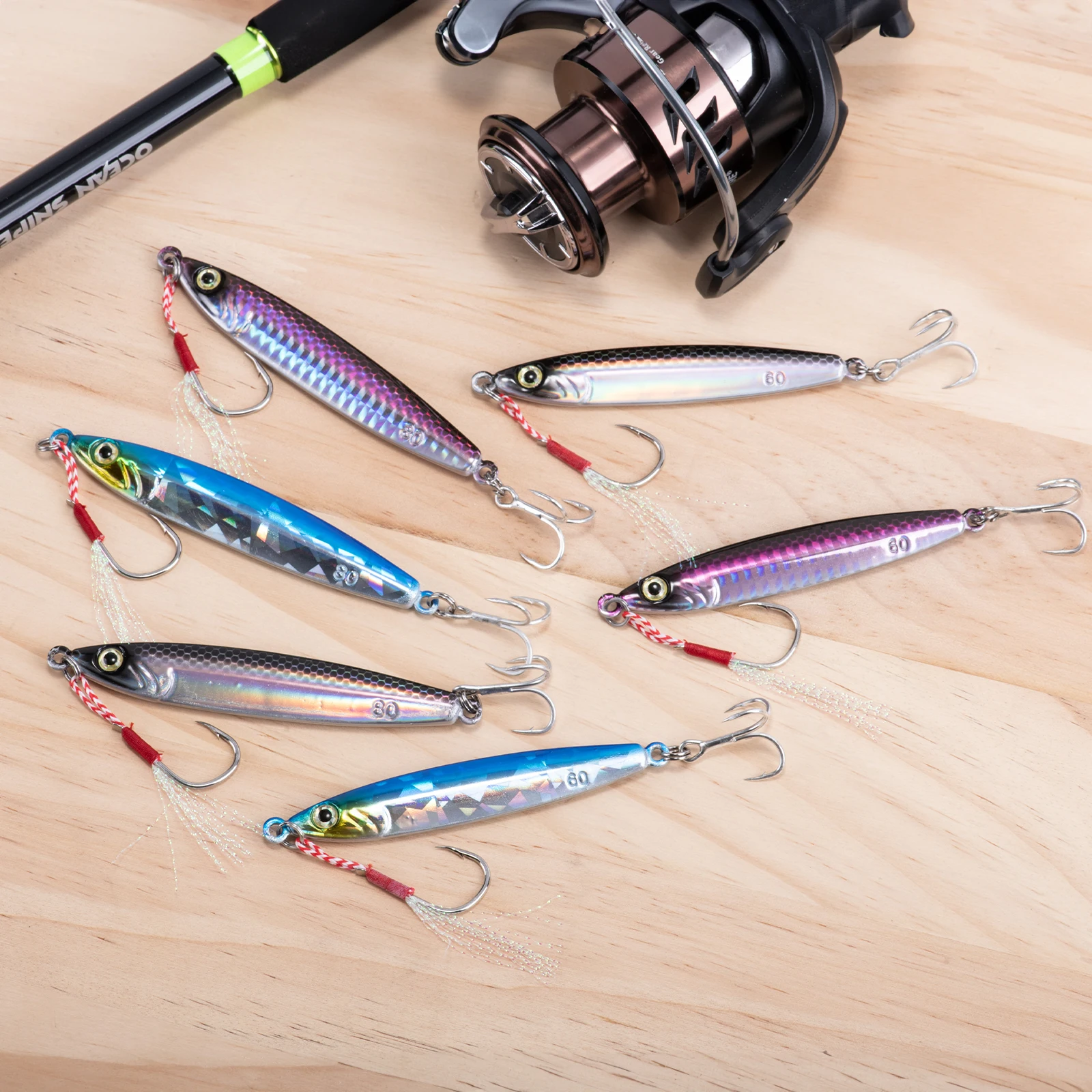 towana wolframowa przynęta wędkarska z ostrymi haczykami 3d 60 г 80 быстро тонущие приманки для джигінгу