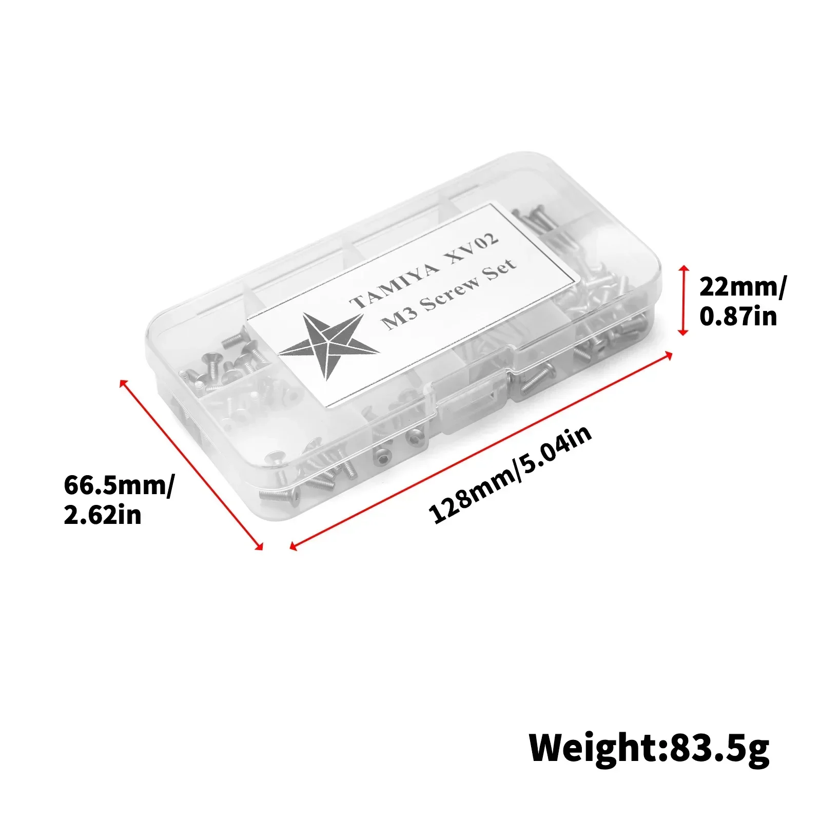 Металлические винты M3 комплект креплений инструменты для ремонта Tamiya XV02 XV-02 1/10