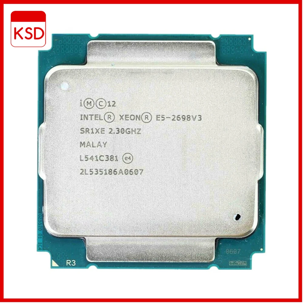 

Intel Xeon E5 2698 V3 Processor SR1XE 2.3Ghz 16 Core 135W Socket LGA 2011-3 CPU E5 2698V3