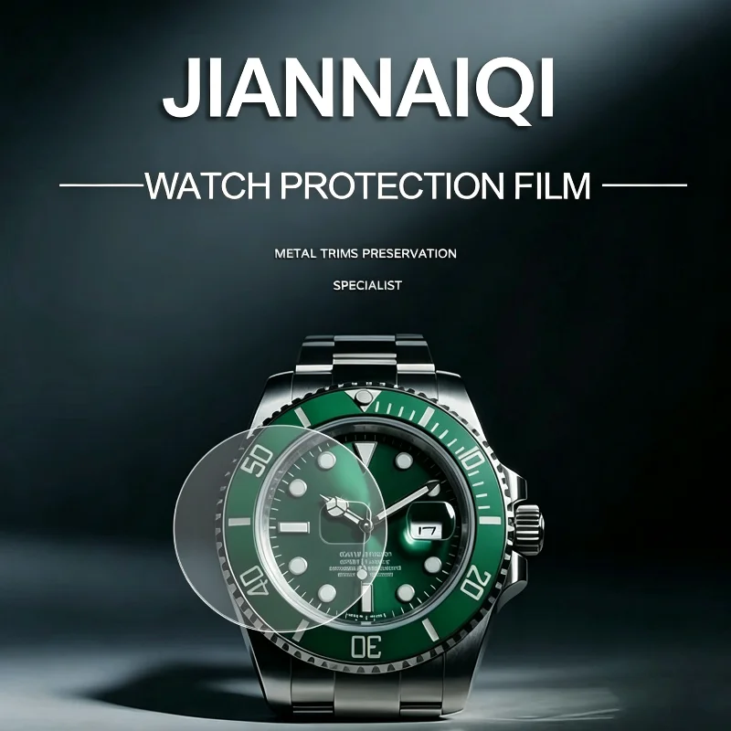 Фото Защитная пленка Jiannaiqi для Huawei Watch Buds 47 мм, готовая к использованию, антицарапинная, антиокислительная, легко наносится, прозрачная, без остатка следов. №2
