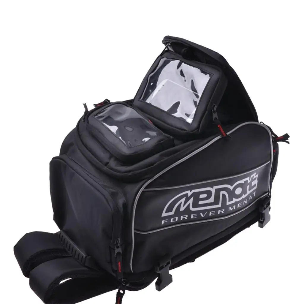 57L Magnetic Motorcycle Bike Oil Fuel Tank Bag Outdoor Waterproof Saddlebag