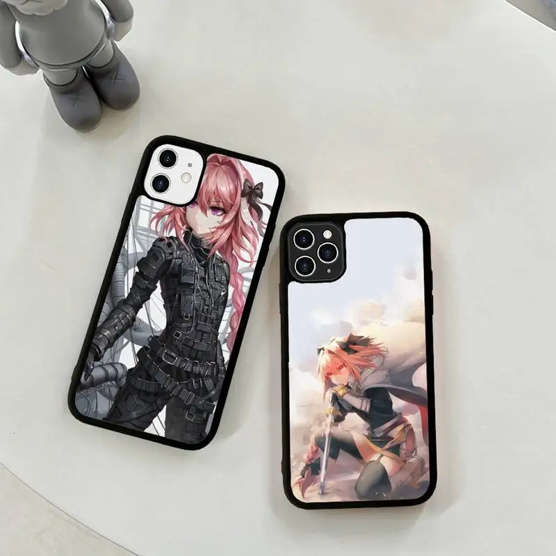

Astolfo anime girl Phone Case Silicone PC+TPU Case for iPhone 11 12 13 Pro Max 8 7 6 Plus X SE XR Hard Fundas