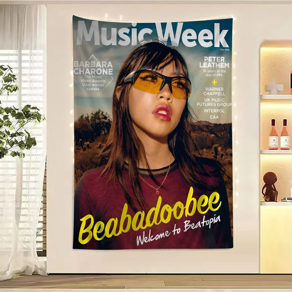 Певица Беабадобу Хиппи Настенные Гобелены Искусство Научная Художественная