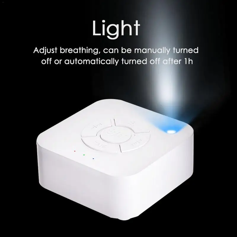 

Sleep Sound Machine Rechargeable Timed Shutdown White Noise Machine for Sleeping Relaxation for Baby Adult Office Travel