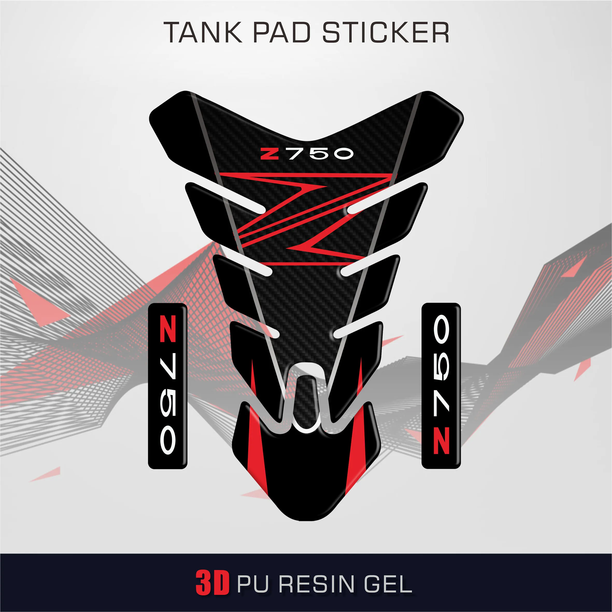 

Motorcycle Fuel Tank Cap Pad Protector Stickers Decals For Z750 Z750R Z 750
