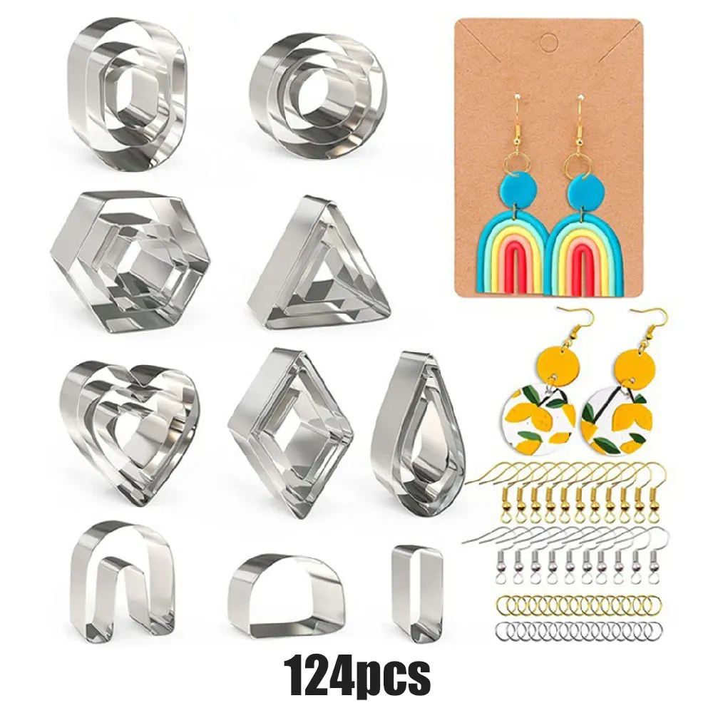 

124-18 шт., резаки для сережек из полимерной глины